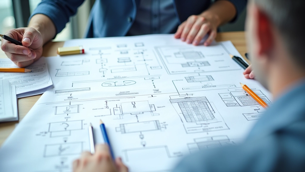 Technical architecture diagrams and planning documents